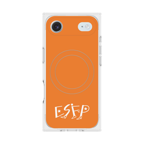 Premium Square Case with MagSafe［ Original - ESFP Entertainer - Alphabet - Orange ］