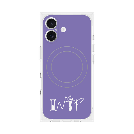 Premium Square Case with MagSafe［ Original - INTP Logician - Alphabet - Purple ］