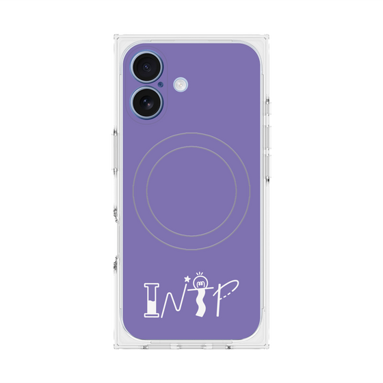 Premium Square Case with MagSafe［ Original - INTP Logician - Alphabet - Purple ］