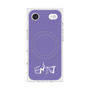 Premium Square Case with MagSafe［ Original - ENTJ Commander - Alphabet - Purple ］