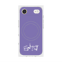 Premium Square Case with MagSafe［ Original - ENTJ Commander - Alphabet - Purple ］