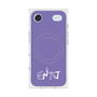 Premium Square Case with MagSafe［ Original - ENTJ Commander - Alphabet - Purple ］