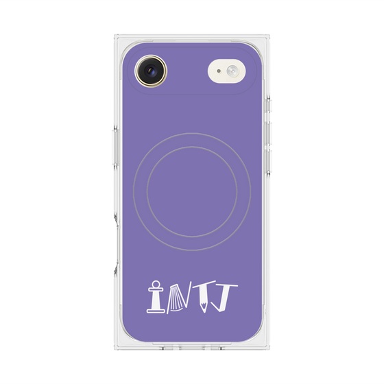 Premium Square Case with MagSafe［ Original - INTJ Architect - Alphabet - Purple ］