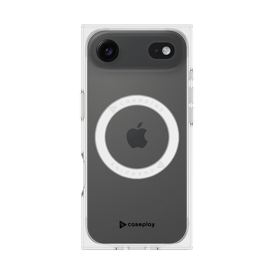 Premium Square Case with MagSafe［ Original - CASEPLAY Logo - Black/A ］