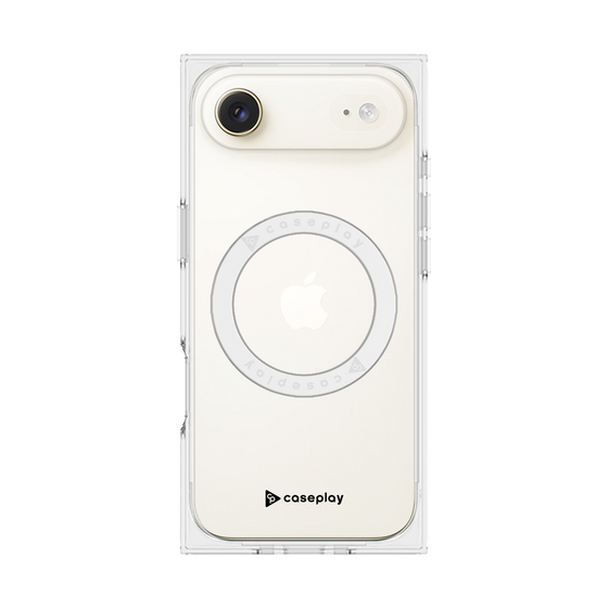 Premium Square Case with MagSafe［ Original - CASEPLAY Logo - Black/A ］