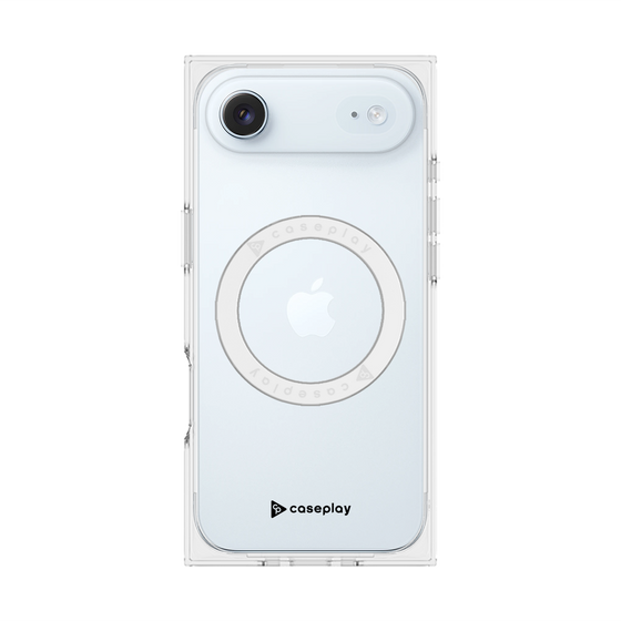 Premium Square Case with MagSafe［ Original - CASEPLAY Logo - Black/A ］