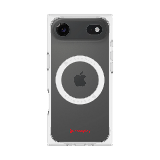 Premium Square Case with MagSafe［ Original - CASEPLAY Logo - Red/A ］