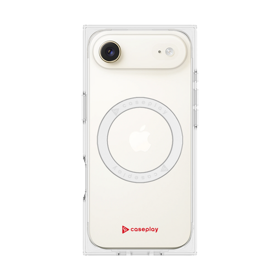 Premium Square Case with MagSafe［ Original - CASEPLAY Logo - Red/A ］