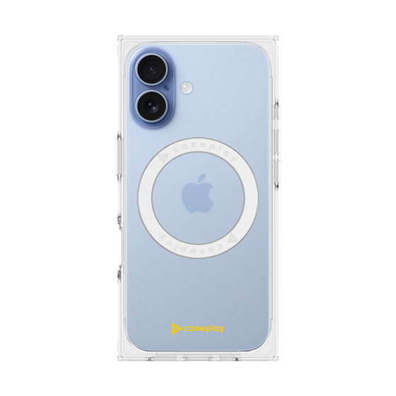 Premium Square Case with MagSafe［ Original - CASEPLAY Logo - Yellow/A ］
