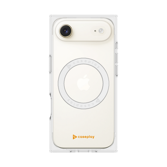 Premium Square Case with MagSafe［ Original - CASEPLAY Logo - Orange/A ］