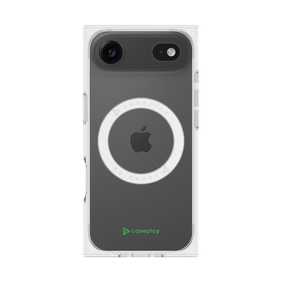 Premium Square Case with MagSafe［ Original - CASEPLAY Logo - Green/A ］