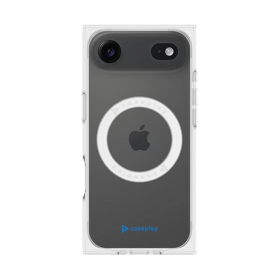 Premium Square Case with MagSafe［ Original - CASEPLAY Logo - Blue/A ］