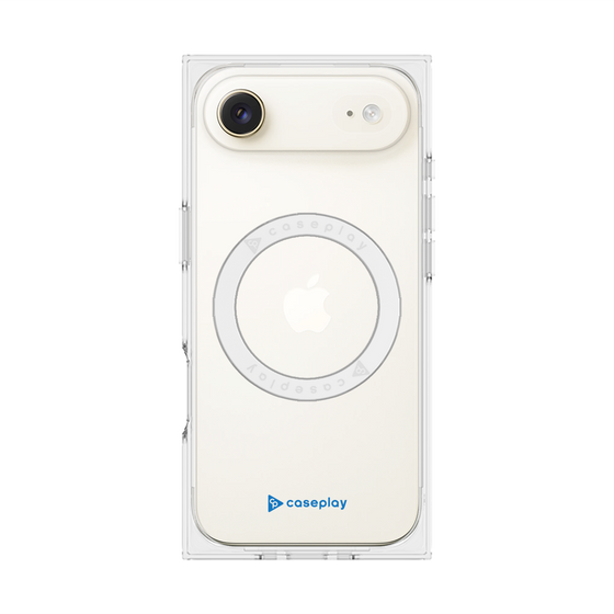 Premium Square Case with MagSafe［ Original - CASEPLAY Logo - Blue/A ］