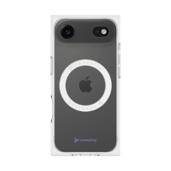 Premium Square Case with MagSafe［ Original - CASEPLAY Logo - Purple/A ］