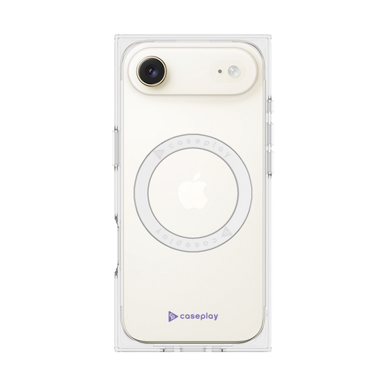 Premium Square Case with MagSafe［ Original - CASEPLAY Logo - Purple/A ］