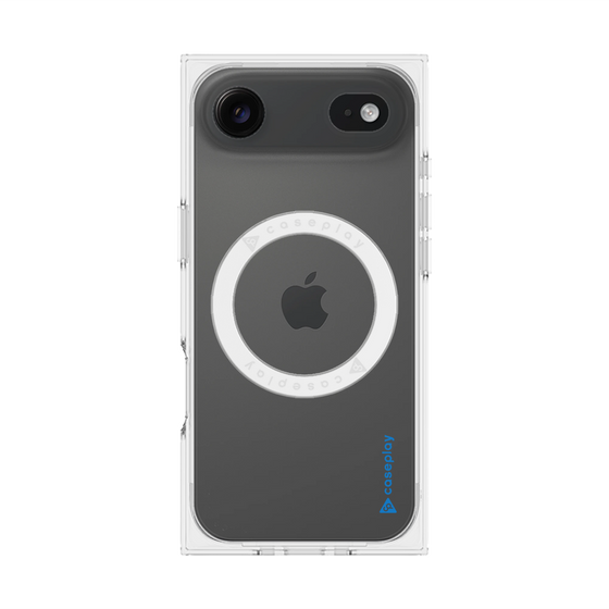 Premium Square Case with MagSafe［ Original - CASEPLAY Logo - Blue/B ］