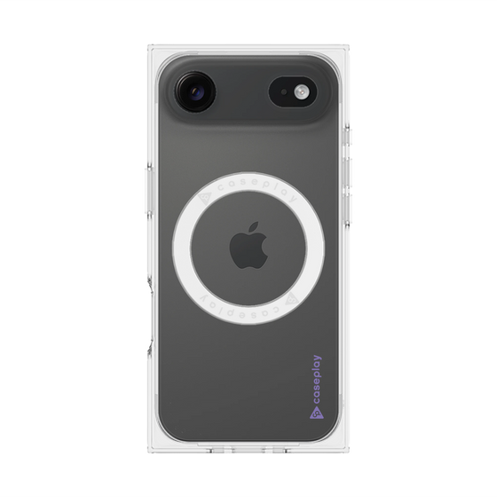 Premium Square Case with MagSafe［ Original - CASEPLAY Logo - Purple/B ］