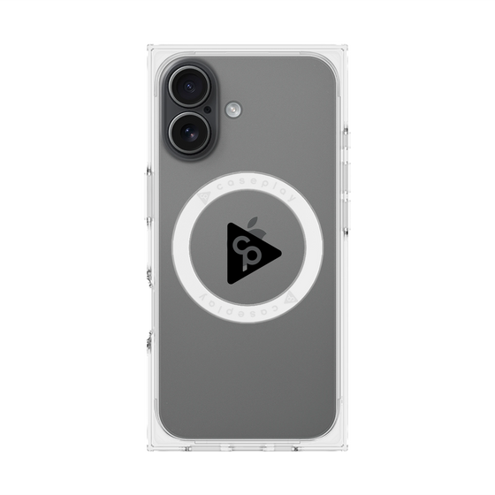 Premium Square Case with MagSafe［ Original - CASEPLAY Logo - Black/C ］