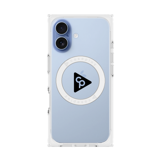 Premium Square Case with MagSafe［ Original - CASEPLAY Logo - Black/C ］