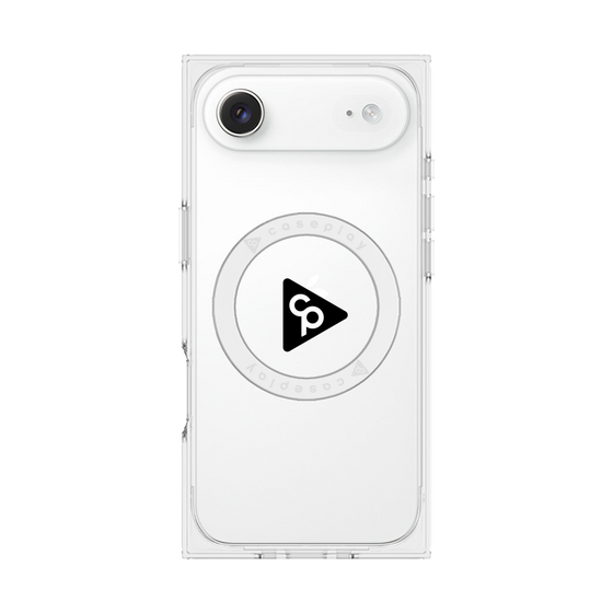 Premium Square Case with MagSafe［ Original - CASEPLAY Logo - Black/C ］