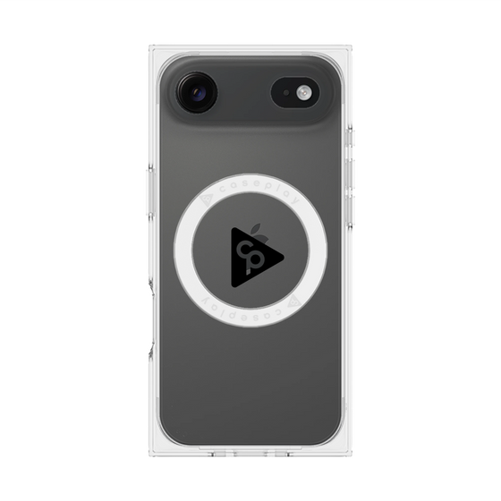 Premium Square Case with MagSafe［ Original - CASEPLAY Logo - Black/C ］