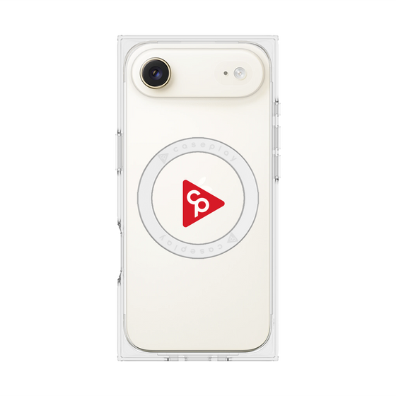 Premium Square Case with MagSafe［ Original - CASEPLAY Logo - Red/C ］