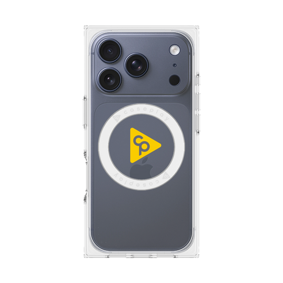 Premium Square Case with MagSafe［ Original - CASEPLAY Logo - Yellow/C ］