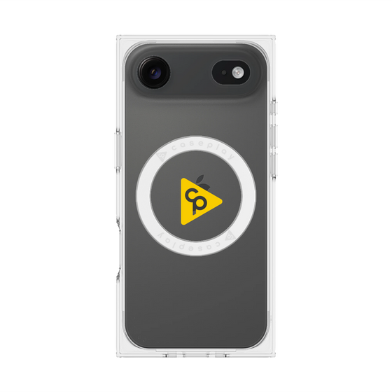 Premium Square Case with MagSafe［ Original - CASEPLAY Logo - Yellow/C ］