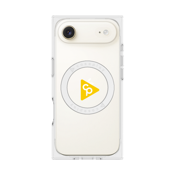 Premium Square Case with MagSafe［ Original - CASEPLAY Logo - Yellow/C ］