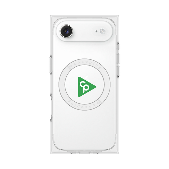 Premium Square Case with MagSafe［ Original - CASEPLAY Logo - Green/C ］