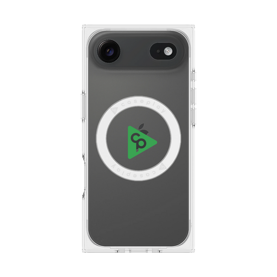 Premium Square Case with MagSafe［ Original - CASEPLAY Logo - Green/C ］