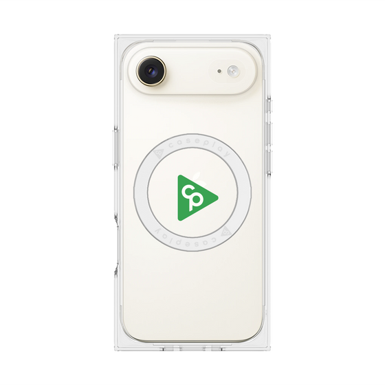 Premium Square Case with MagSafe［ Original - CASEPLAY Logo - Green/C ］