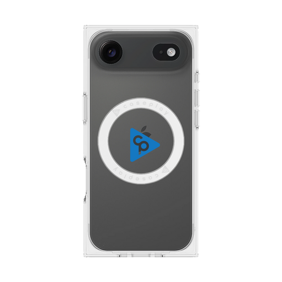 Premium Square Case with MagSafe［ Original - CASEPLAY Logo - Blue/C ］