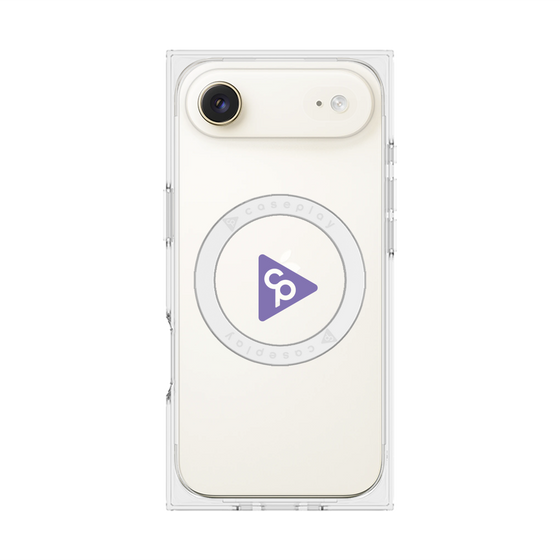 Premium Square Case with MagSafe［ Original - CASEPLAY Logo - Purple/C ］