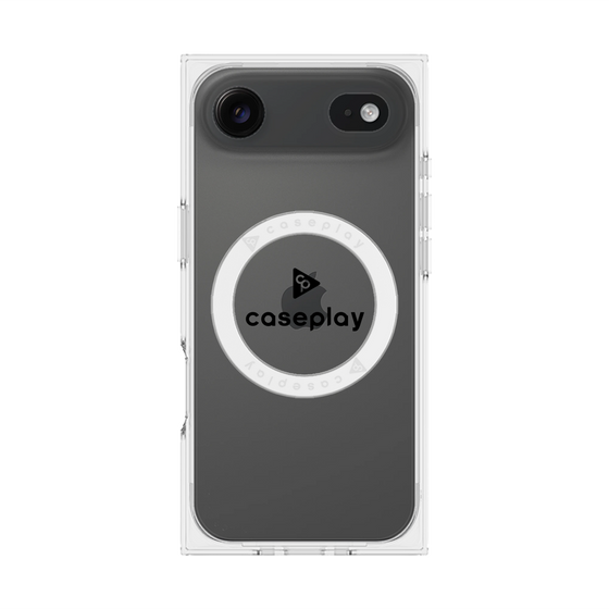 Premium Square Case with MagSafe［ Original - CASEPLAY Logo - Black/D ］