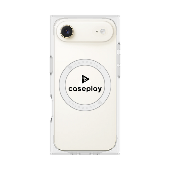 Premium Square Case with MagSafe［ Original - CASEPLAY Logo - Black/D ］