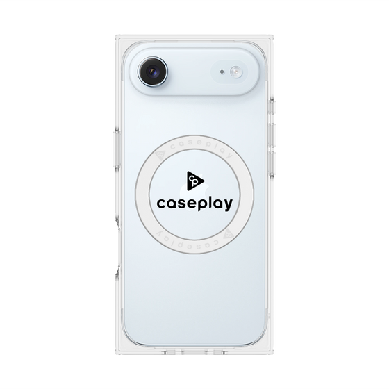 Premium Square Case with MagSafe［ Original - CASEPLAY Logo - Black/D ］