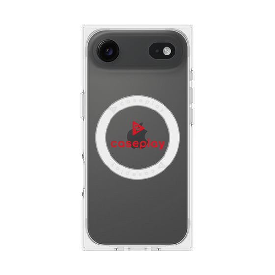 Premium Square Case with MagSafe［ Original - CASEPLAY Logo - Red/D ］