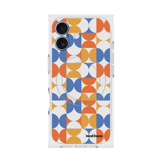 Premium Square Case with MagSafe［ Mod Deco - Original - Geometric pattern/A ］