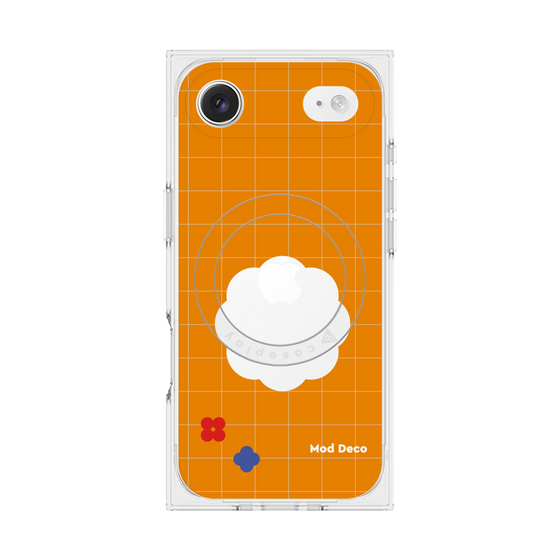 Premium Square Case with MagSafe［ Mod Deco - Original - Retro Orange ］