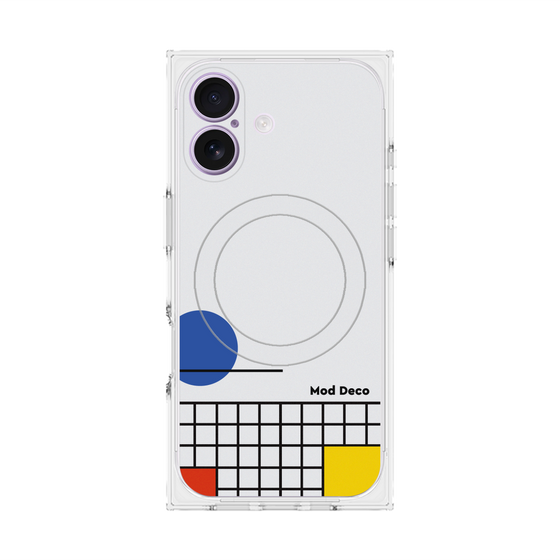 Premium Square Case with MagSafe［ Mod Deco - Original - Retro ］