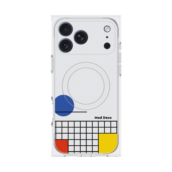 Premium Square Case with MagSafe［ Mod Deco - Original - Retro ］