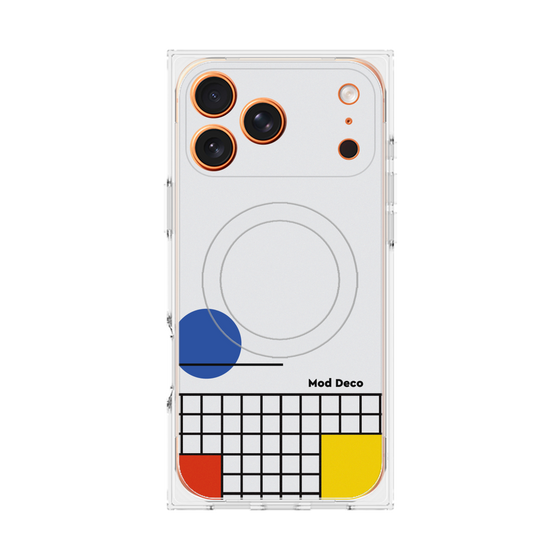 Premium Square Case with MagSafe［ Mod Deco - Original - Retro ］