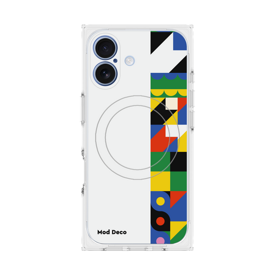 Premium Square Case with MagSafe［ Mod Deco - Original - Geometric pattern/B ］
