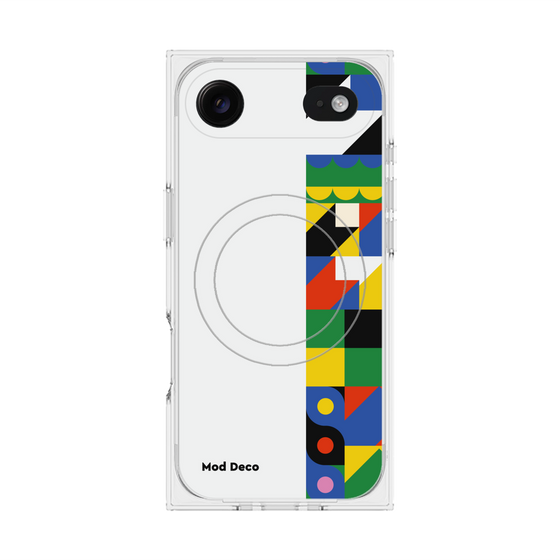 Premium Square Case with MagSafe［ Mod Deco - Original - Geometric pattern/B ］