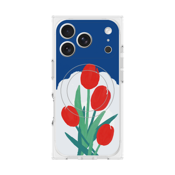 Premium Square Case with MagSafe［ Mod Deco - Original - Flower/A ］