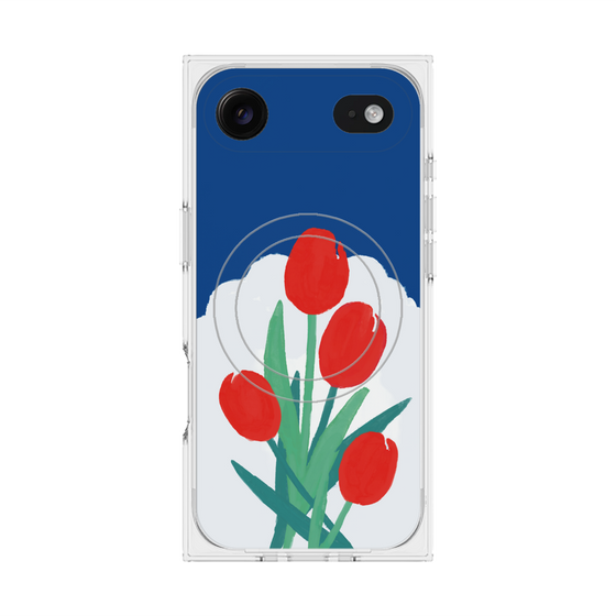 Premium Square Case with MagSafe［ Mod Deco - Original - Flower/A ］