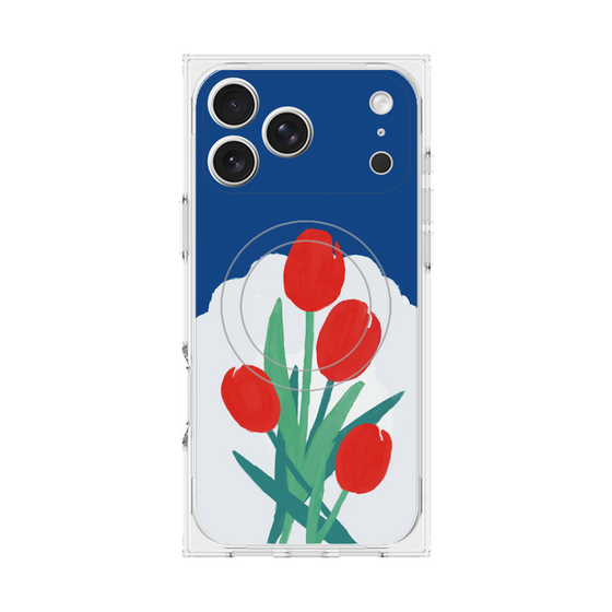 Premium Square Case with MagSafe［ Mod Deco - Original - Flower/A ］