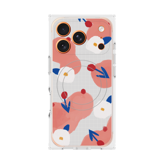 Premium Square Case with MagSafe［ Mod Deco - Original - Flower/C ］