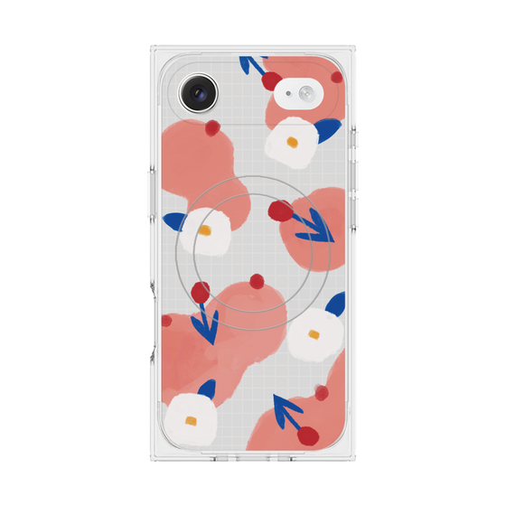 Premium Square Case with MagSafe［ Mod Deco - Original - Flower/C ］